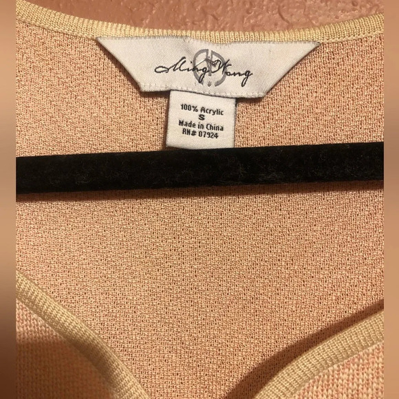 Ming Wang Sweetheart Neck knit tank top blouse Small‎ - Picture 4 of 5